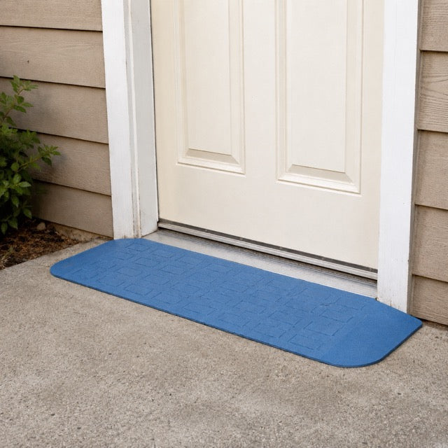 SafePath EZEdge StoneCap Colored Rubber Threshold Ramp - 1.25″ H  x 46" W - ADA Compliant