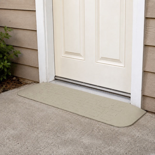 SafePath EZEdge StoneCap Colored Rubber Threshold Ramp - 1.25″ H  x 46" W - ADA Compliant