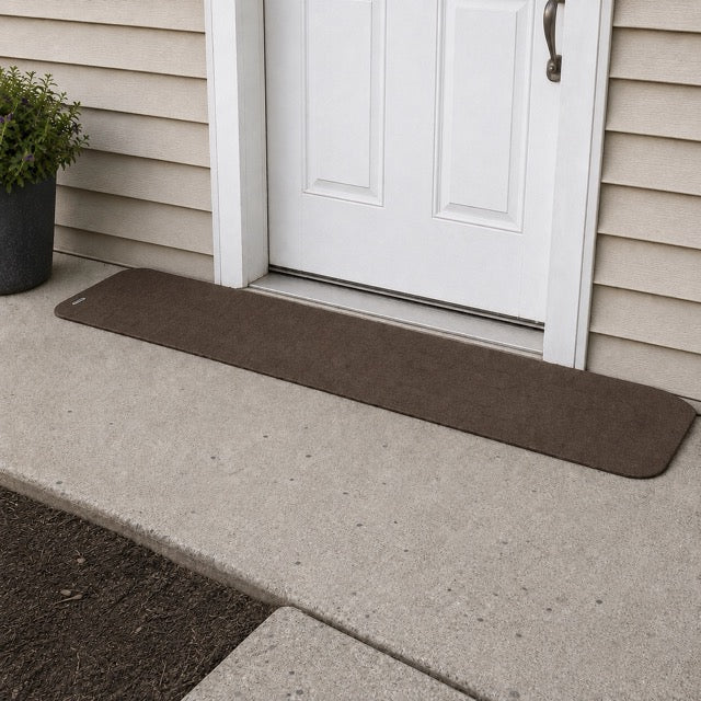 SafePath EZEdge StoneCap Colored Rubber Threshold Ramp - 1.25″ H  x 82" W - ADA Compliant
