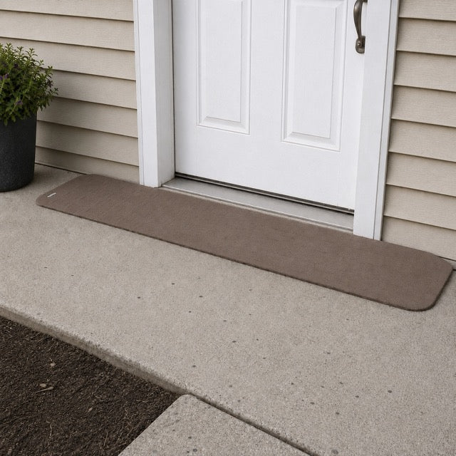 SafePath EZEdge StoneCap Colored Rubber Threshold Ramp - 1.25″ H  x 82" W - ADA Compliant