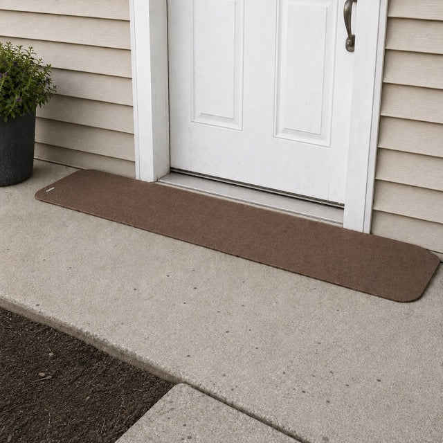 SafePath EZEdge StoneCap Colored Rubber Threshold Ramp - 1.25″ H  x 82" W - ADA Compliant