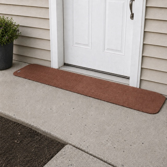 SafePath EZEdge StoneCap Colored Rubber Threshold Ramp - 1.25″ H  x 82" W - ADA Compliant