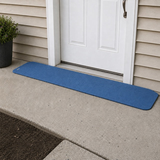 SafePath EZEdge StoneCap Colored Rubber Threshold Ramp - 1.25″ H  x 82" W - ADA Compliant