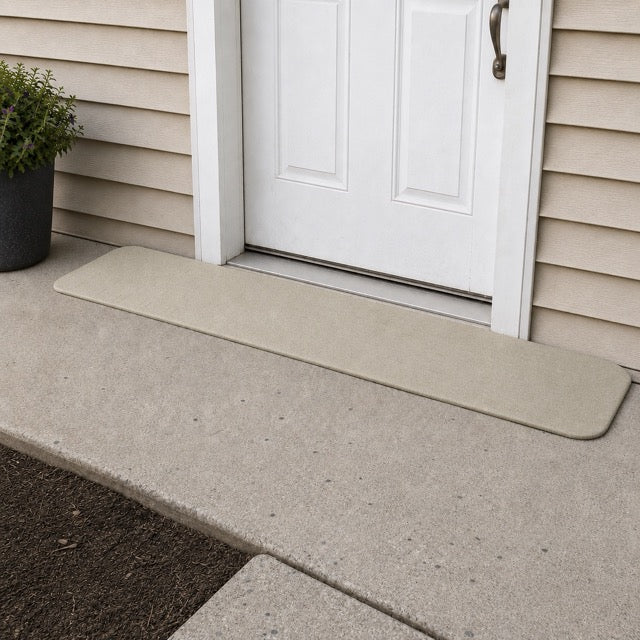 SafePath EZEdge StoneCap Colored Rubber Threshold Ramp - 1.25″ H  x 82" W - ADA Compliant