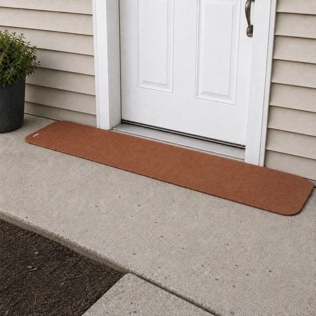 SafePath EZEdge StoneCap Colored Rubber Threshold Ramp - 1.25″ H  x 82" W - ADA Compliant