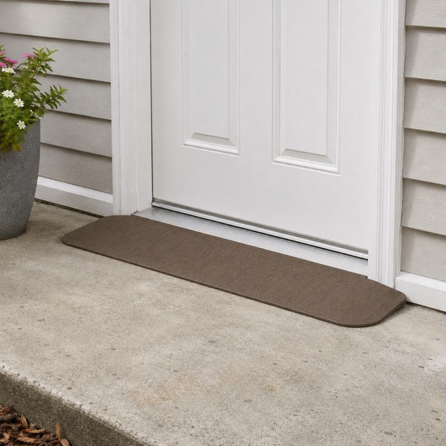 SafePath EZEdge StoneCap Colored Rubber Threshold Ramp - 1″ H  x 46" W - ADA Compliant