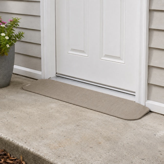 SafePath EZEdge StoneCap Colored Rubber Threshold Ramp - 1″ H  x 46" W - ADA Compliant
