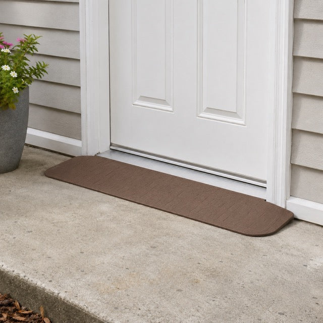 SafePath EZEdge StoneCap Colored Rubber Threshold Ramp - 1″ H  x 46" W - ADA Compliant
