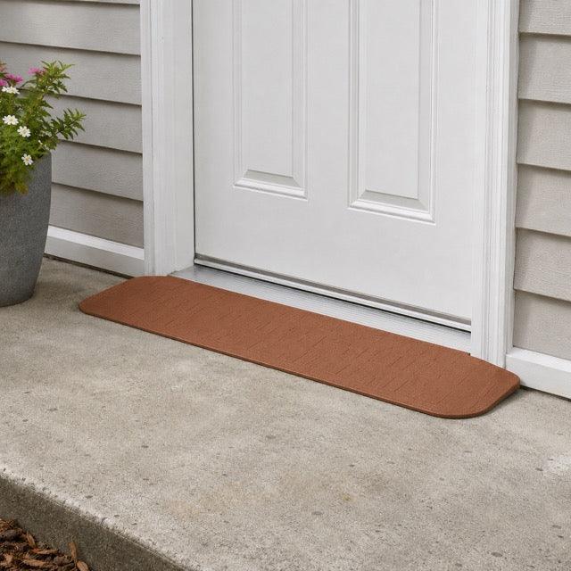 SafePath EZEdge StoneCap Colored Rubber Threshold Ramp - 1″ H  x 46" W - ADA Compliant