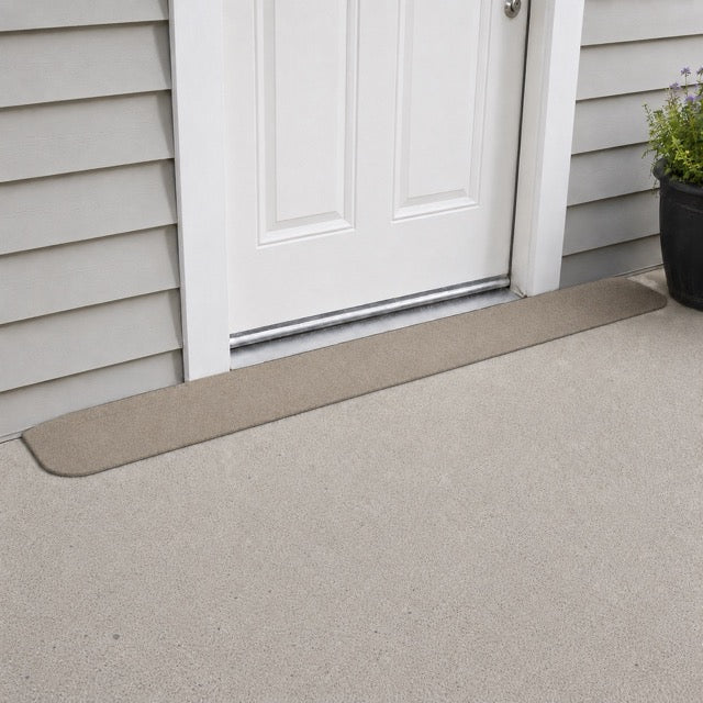 SafePath EZEdge StoneCap Colored Rubber Threshold Ramp - 1″ H  x 82" W - ADA Compliant