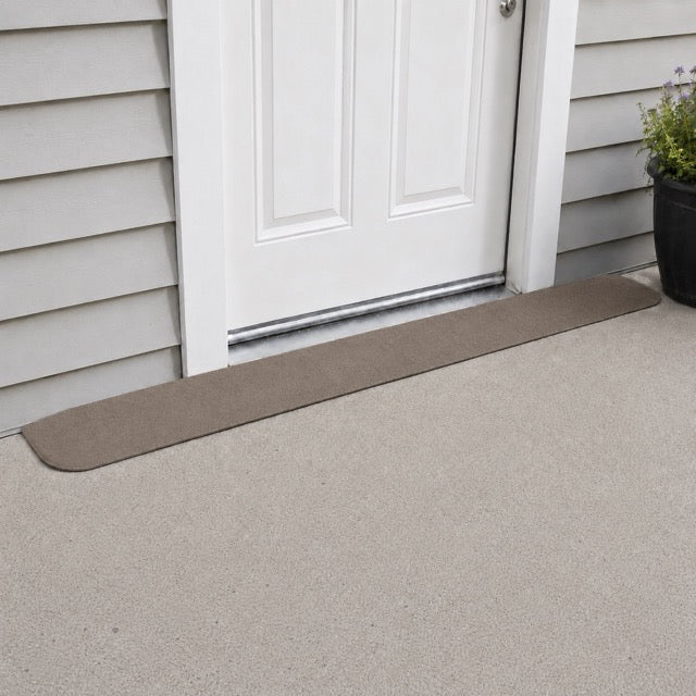 SafePath EZEdge StoneCap Colored Rubber Threshold Ramp - 1″ H  x 82" W - ADA Compliant