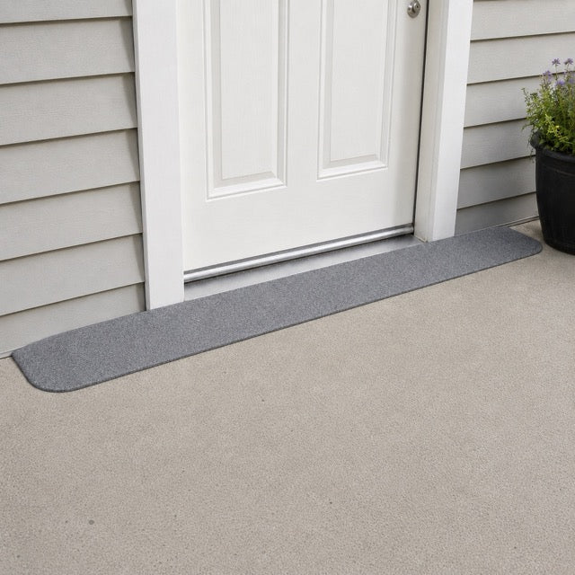 SafePath EZEdge StoneCap Colored Rubber Threshold Ramp - 1″ H  x 82" W - ADA Compliant
