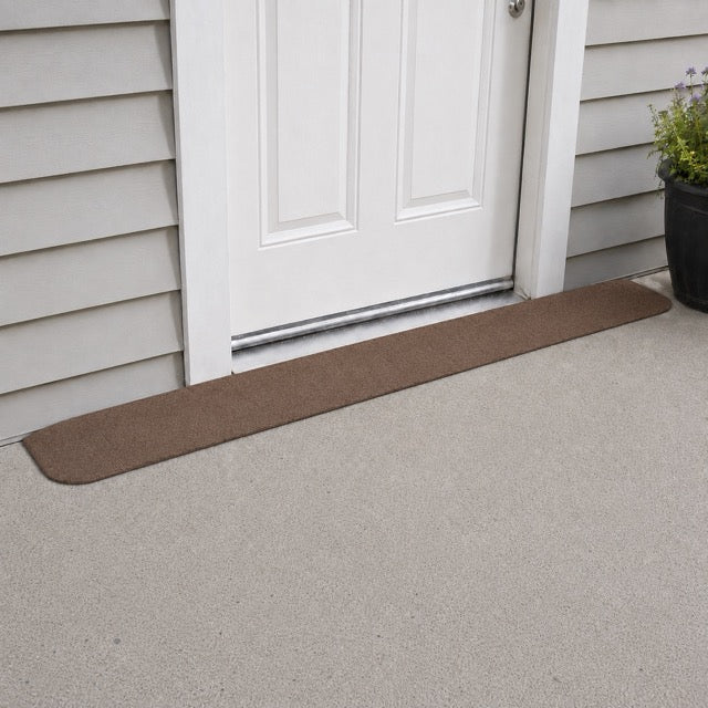 SafePath EZEdge StoneCap Colored Rubber Threshold Ramp - 1″ H  x 82" W - ADA Compliant
