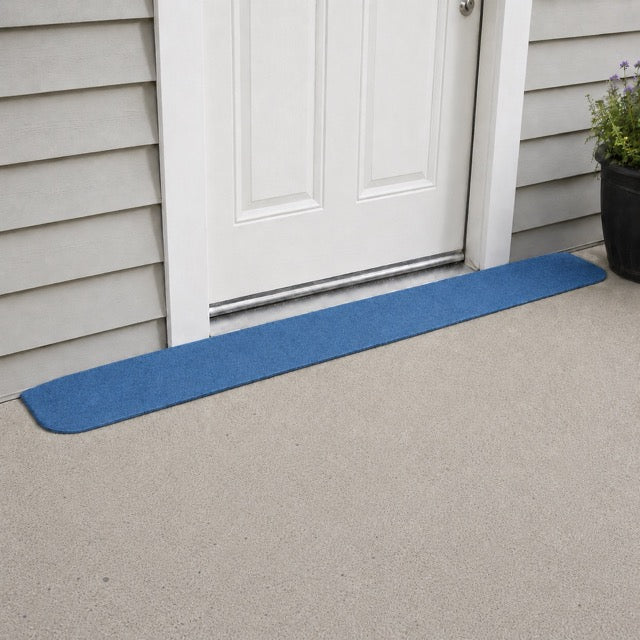 SafePath EZEdge StoneCap Colored Rubber Threshold Ramp - 1″ H  x 82" W - ADA Compliant