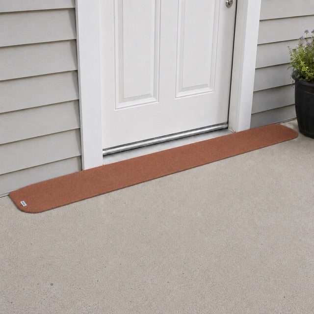 SafePath EZEdge StoneCap Colored Rubber Threshold Ramp - 1″ H  x 82" W - ADA Compliant