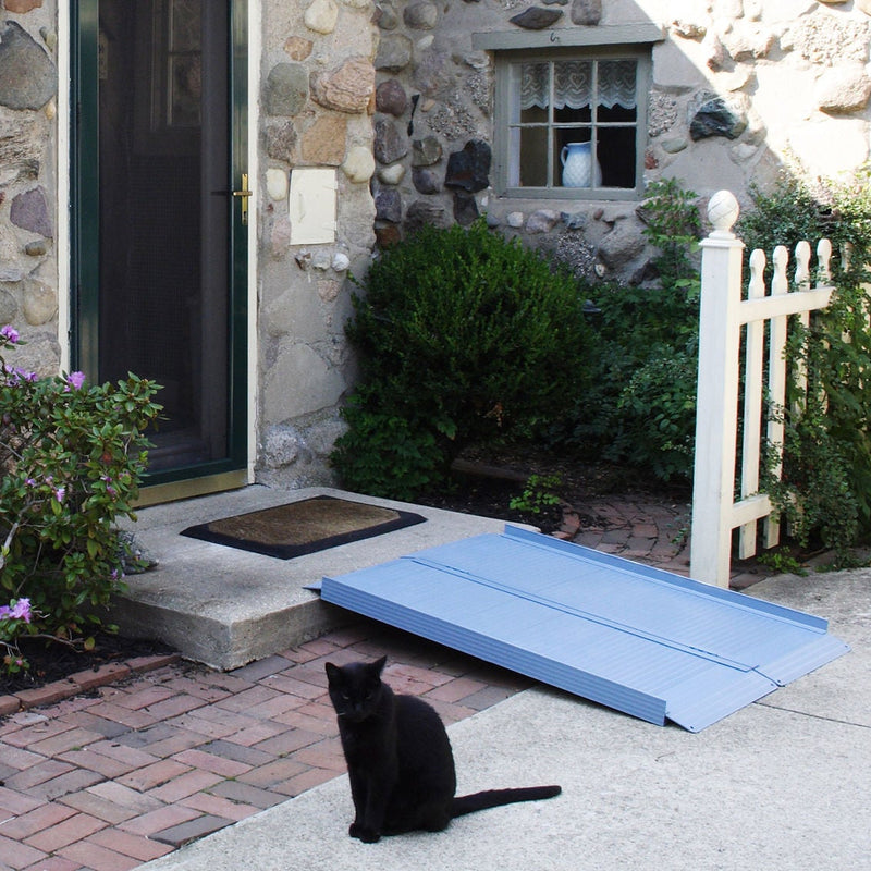 AlumiRamp Alumilite Landscape Collection Curb Ramp | Powder-Coated | 32" Wide | 600 lb Capacity