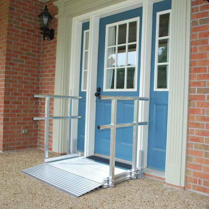 Big Lug Aluminum Modular Ramp 3'–6' | Includes Handrails | American Access