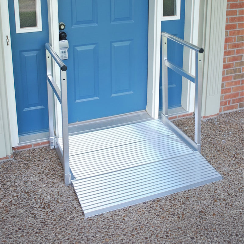 Big Lug Aluminum Modular Ramp 3'–6' | Includes Handrails | American Access