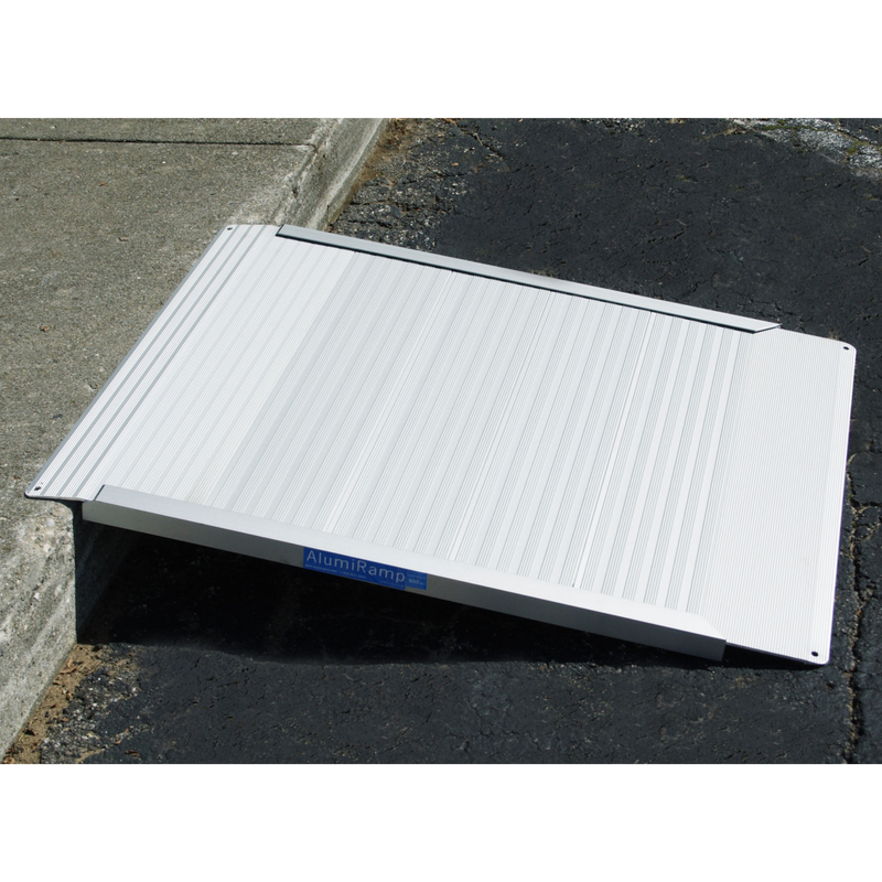 AlumiRamp Aluminum Threshold Ramp | Low-Profile | Adjustable | Thresholds 1" to 5"