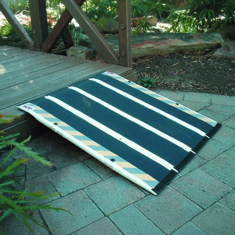 DECPAC Personal Standard 2'10" Folding Fiberglass Wheelchair Ramp | Portable Lightweight | 660 lb Capacity | MP210