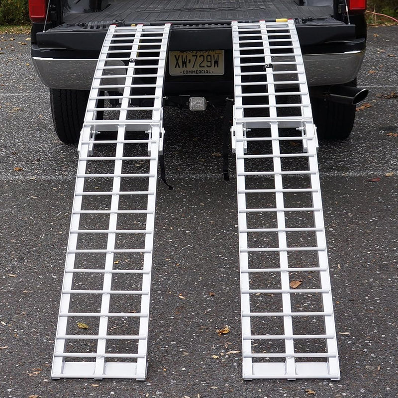 Five Star Folding Aluminum Arch Ramp Pair | Loading Ramps for Trucks & Trailers