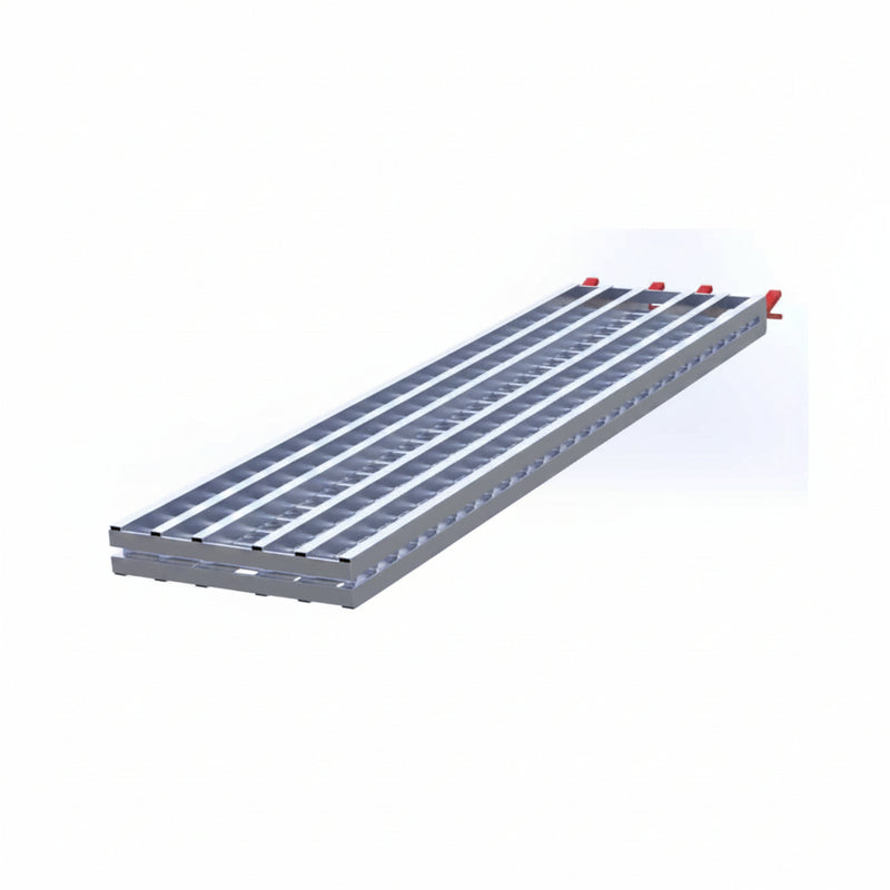 Five Star Bi-Fold Aluminum Motorcycle Ramp | Double Tread Rod Loading Ramp