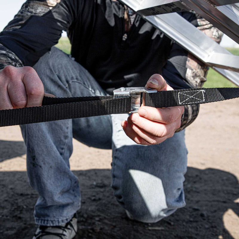 Yutrax 69 in Tri-Fold UTV Ramps | 48-50 in Wide | 1750-2200 lb | Spans Tailgate