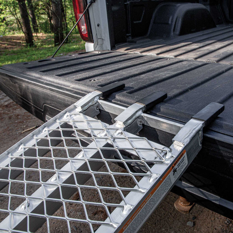 Yutrax 89 in Folding Arched Motorcycle Loading Ramp | 12-1/2 in Wide | 750 lb | Single