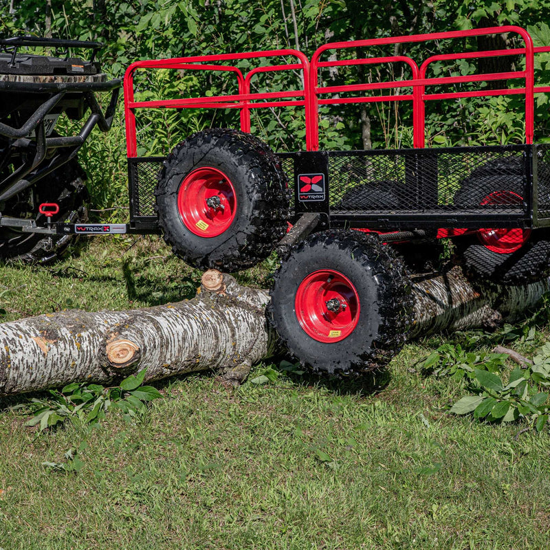 Yutrax X4 Four Wheel ATV Trailer | 1,250 lb | 20.5 cu ft | 88 in x 55-1/2 in | Steel | Pivoting Tracking Beams