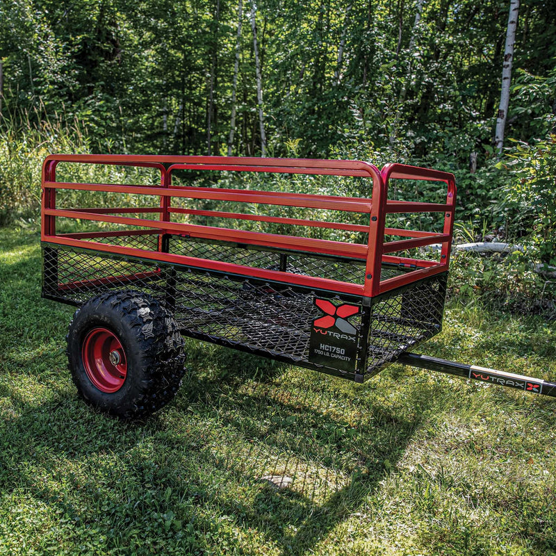 Yutrax HC1750 Heavy Duty ATV Trailer | 1,750 lb | 28 cu ft | 90 in x 51 in | Steel