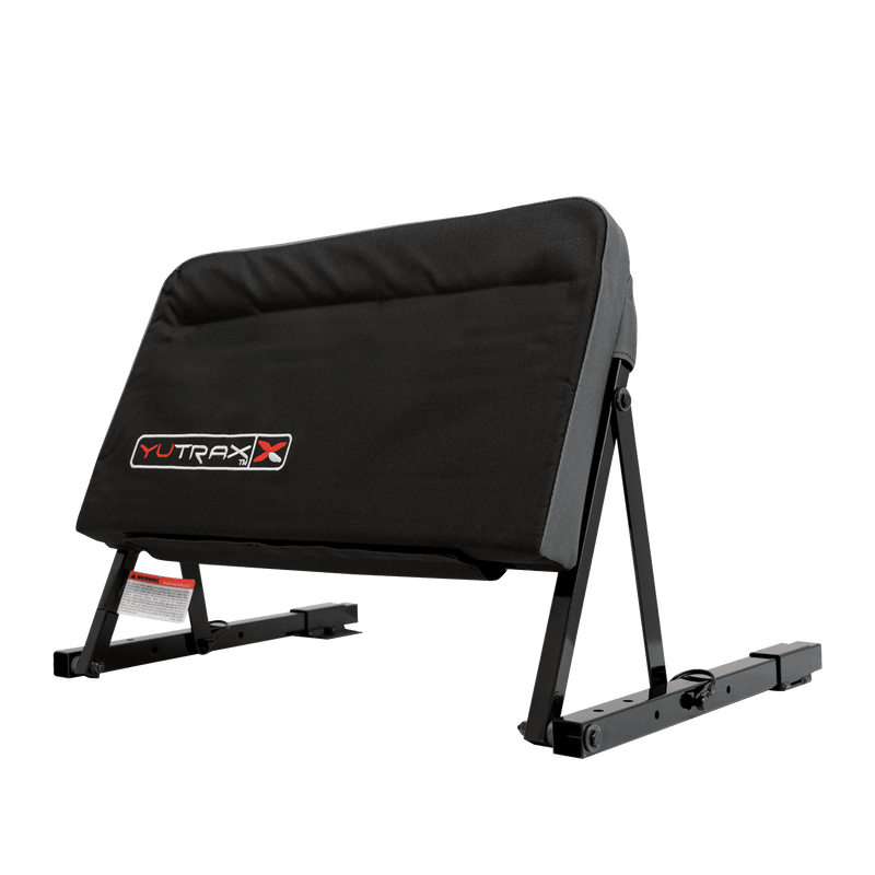Yutrax Universal Mount ATV Backrest | 3-Position Recline | Powder-Coated Steel