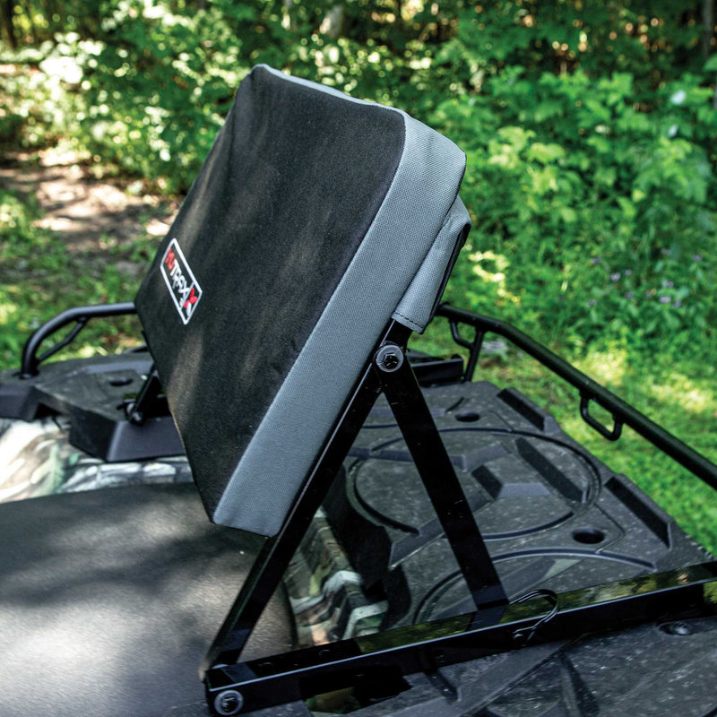 Yutrax Universal Mount ATV Backrest | 3-Position Recline | Powder-Coated Steel