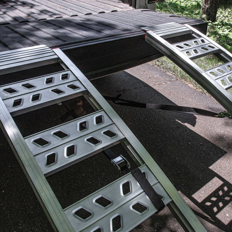 Yutrax Arched ATV Loading Ramps | 90 in x 12 in | 1,500-3,000 lb Capacity | Pair