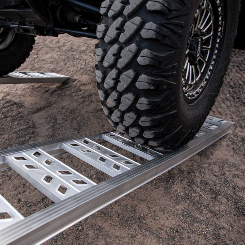 Yutrax Arched ATV Loading Ramps | 90 in x 12 in | 1,500-3,000 lb Capacity | Pair