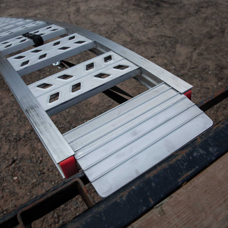 Yutrax Arched ATV Loading Ramps | 90 in x 12 in | 1,500-3,000 lb Capacity | Pair