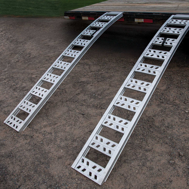 Yutrax Arched ATV Loading Ramps | 90 in x 12 in | 1,500-3,000 lb Capacity | Pair