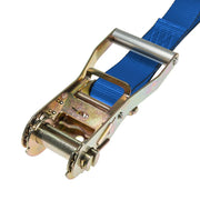 Cargo Equipment Corp 2 in Ratchet Fixed End Only with Wire Hook | 12 in | Blue