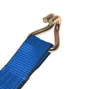 Cargo Equipment Corp 2 in Ratchet Fixed End Only with Wire Hook | 12 in | Blue
