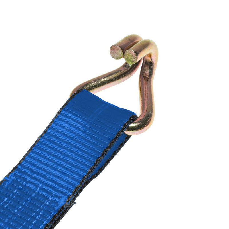Cargo Equipment Corp 2 in Ratchet Fixed End Only with Wire Hook | 12 in | Blue