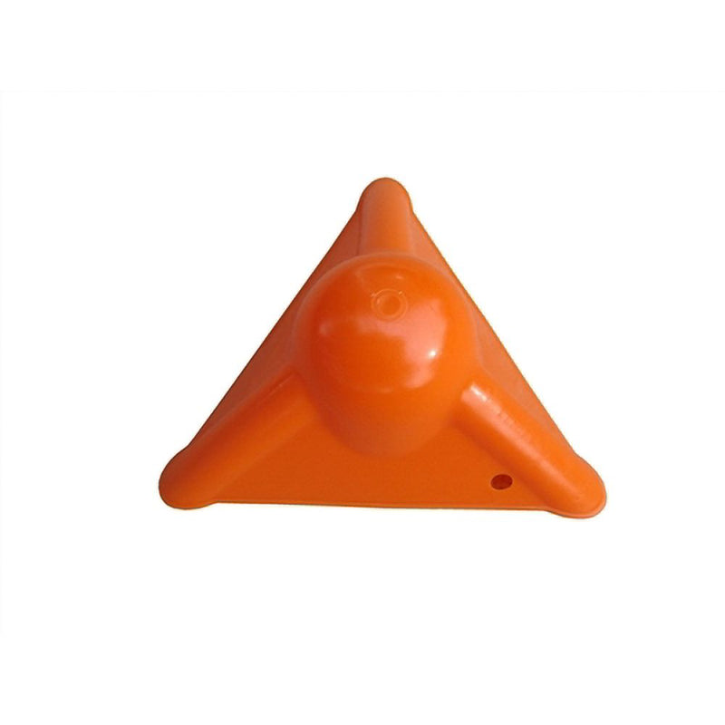 Cargo Equipment Corp Tarp Guard Corner Protector | 8 in Corner to Corner | 3.5 in Tall | Orange Plastic