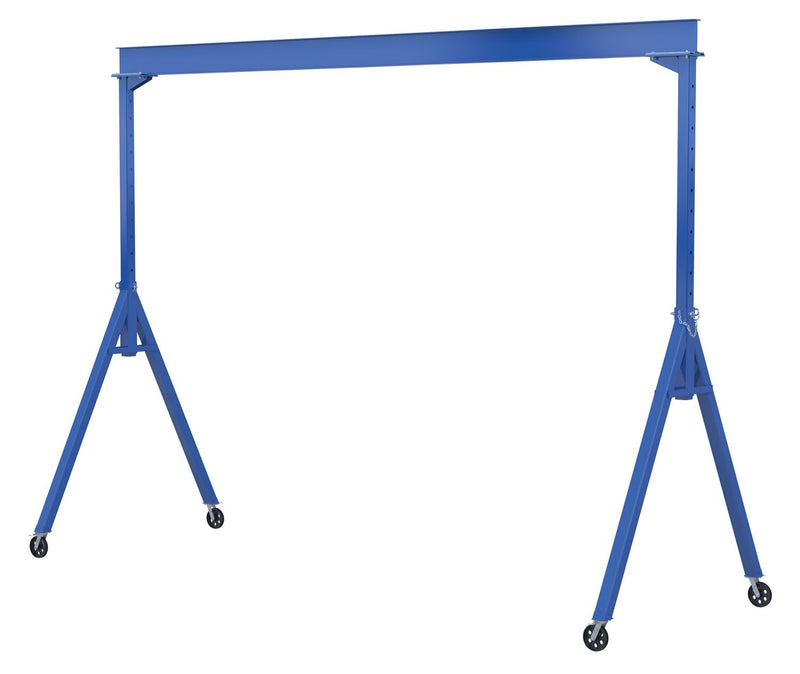 Vestil Adjustable Steel Gantry Cranes with V-Groove Casters